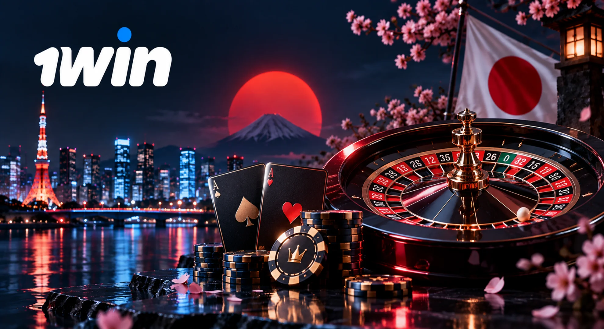 日本で1winカジノのオンラインゲームをプレイする